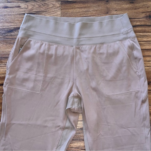 Athleta Venice Jogger Pants Womens XL Rustic Brown Pocket Zip Stretch Pull On - Picture 3 of 10